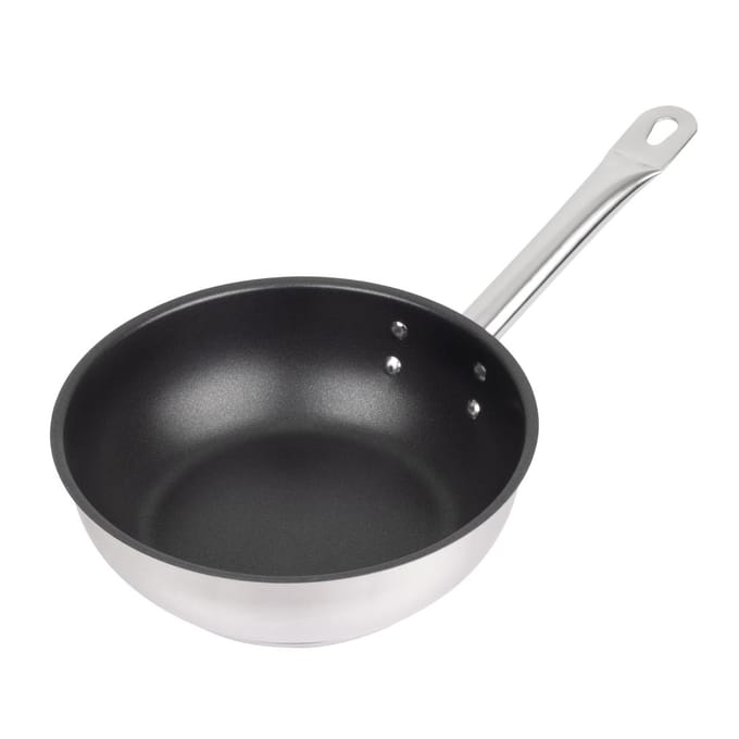 Vogue Platinum Plus RVS anti-aanbak inductie sauteuse 20cm