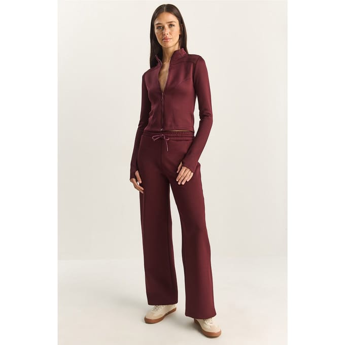 Jas en rechte broek twee-delige set