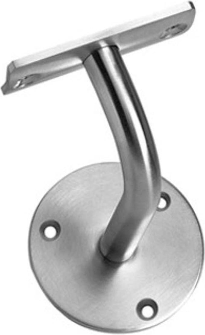 Intersteel Leuninghouder vlak zadel rvs geborsteld