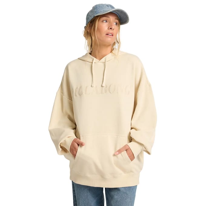 Billabong Hi Tide Dip Hoodie Beige S Vrouw