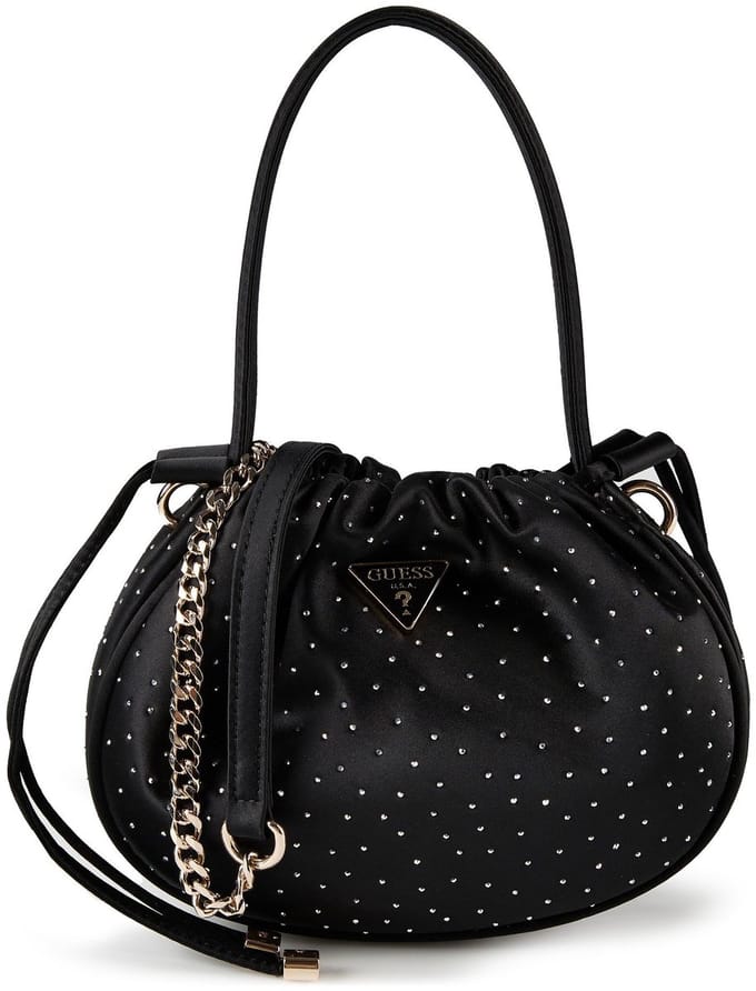 GUESS schoudertas handtas Elsie Pouch Black zwart