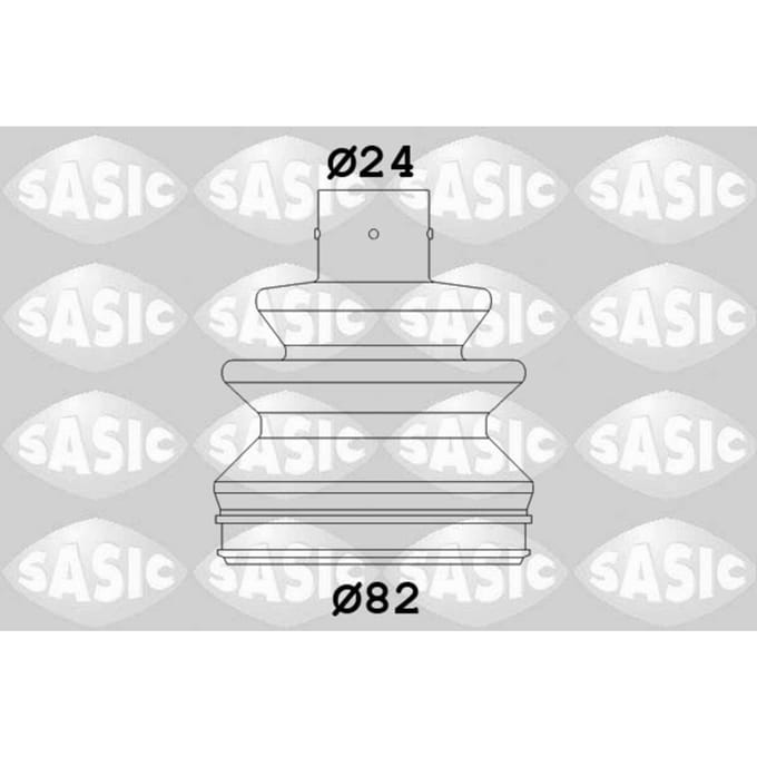 Balgenset, aandrijfas SASIC 4003448 links