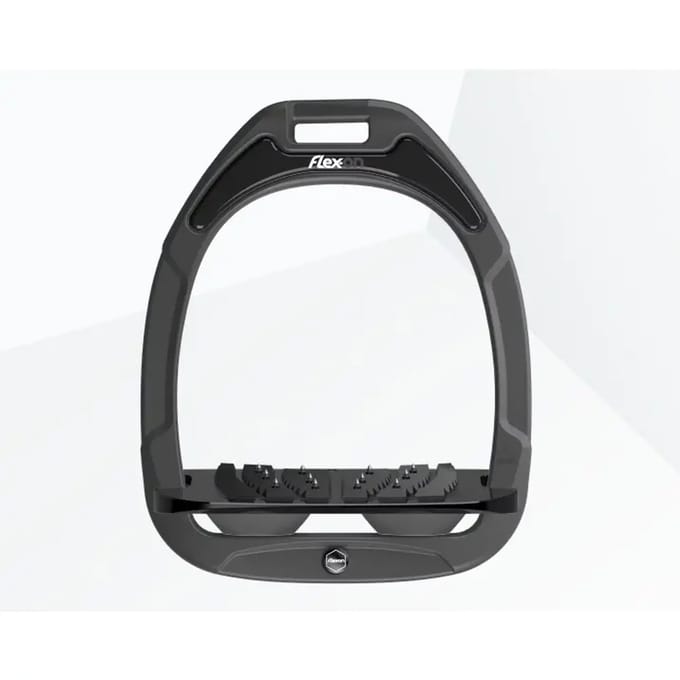 Ultra Grip Verstelbare stijgbeugels Antraciet/Zwart/Antraciet Flex-On Green Composite