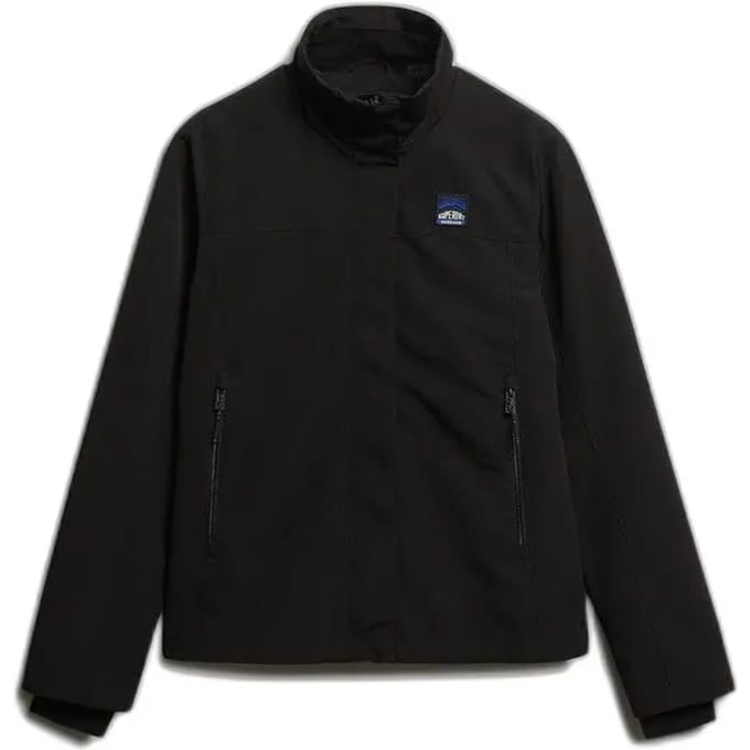 Superdry Shelljas Zonder Capuchon Black Grootte: 38
