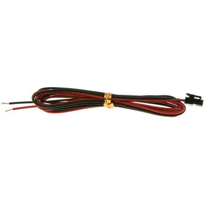 2-polige Stekker 7mm breed 1m Kabel [2 Stuks]