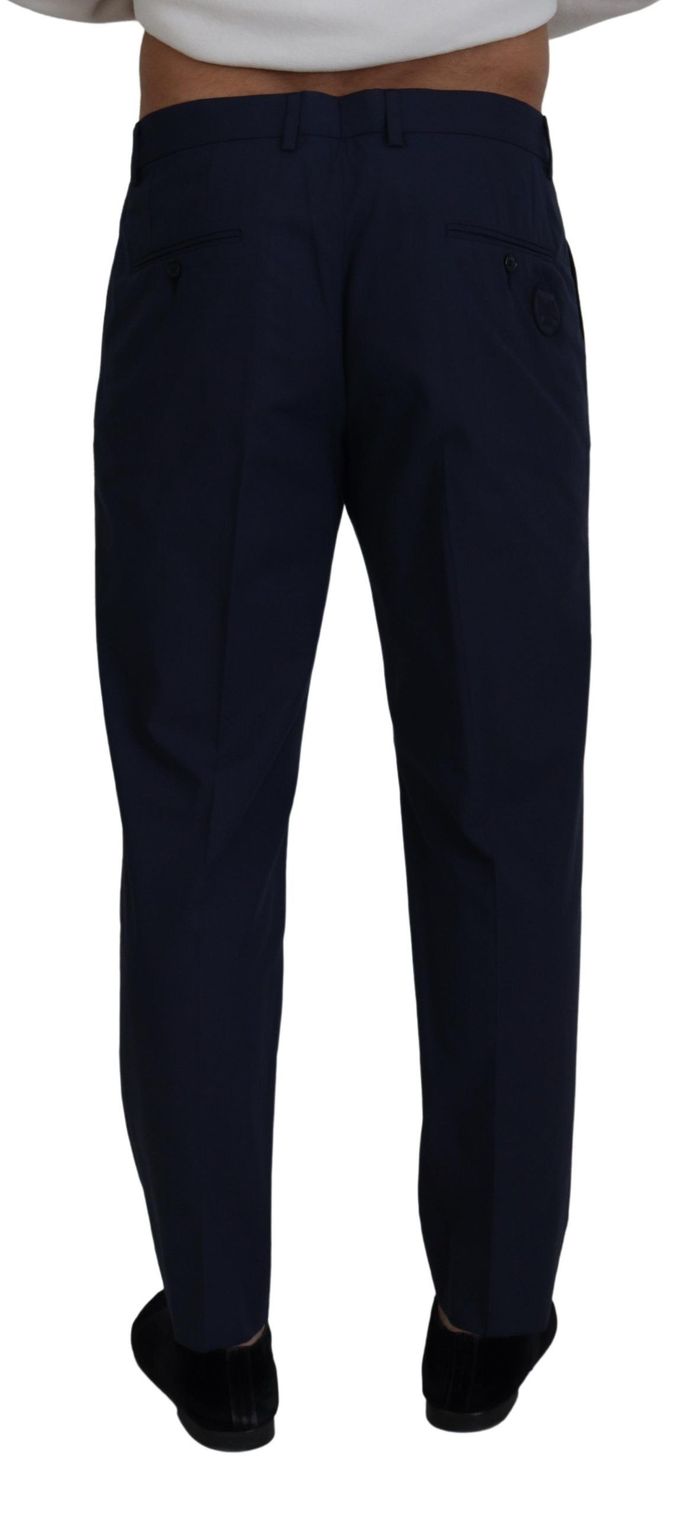 Klassiek Pasvorm Geplooide Broek