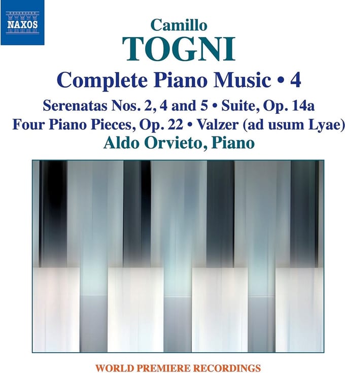 Aldo Orvieto - Togni: Complete Piano Music, Vol. 4 (CD)