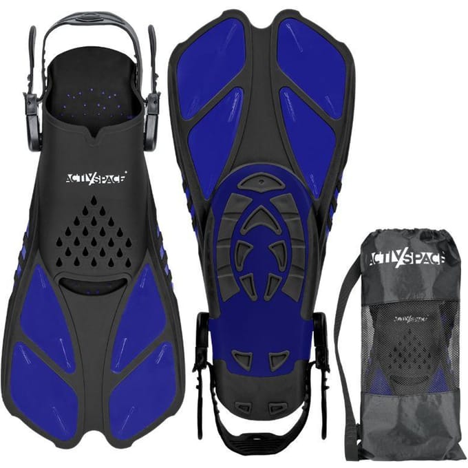 ACTIV/SPACE – Verstelbare duik- en snorkelvinnen 43/47 – blauw