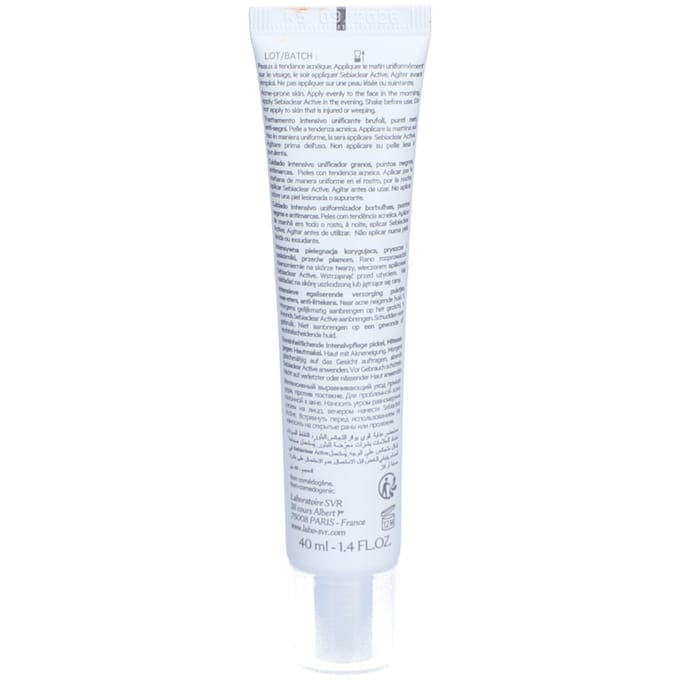 Vochtinbrengende Crème Make-Up Effect SVR Sebiaclear Active Teint Anti-Imperfecties (40 ml)