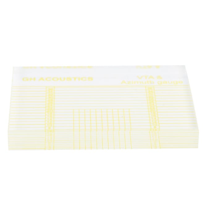 Platenspeler Toonarmen VTA Azimuth Meter Uitlijningsblok Liniaal Headshell Uitlijn Accessoire beige