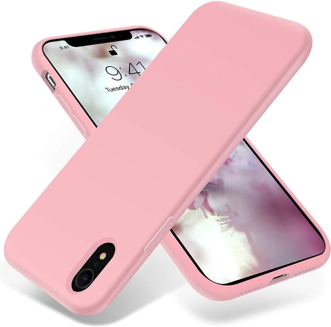 HB Hoesje Geschikt voor Apple iPhone XR - Roze - Siliconen Back Cover