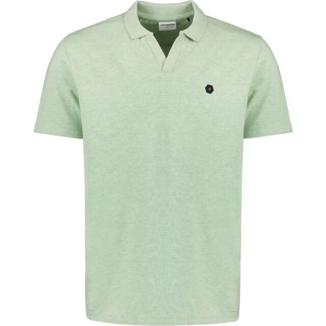 No Excess Polo v melange mint