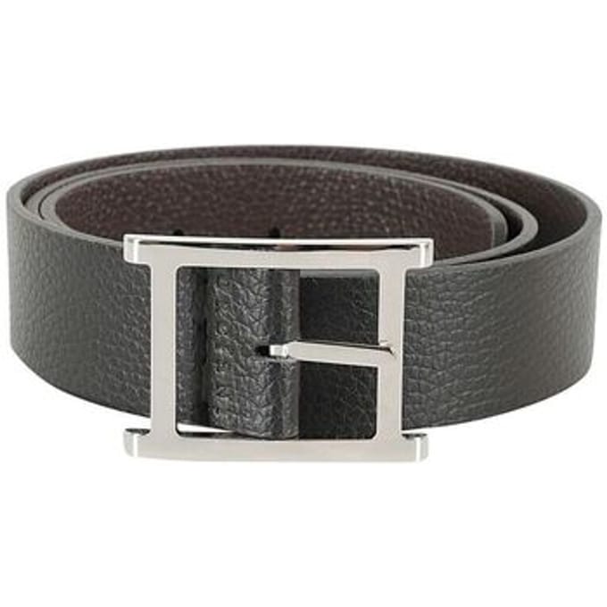 Ketting Orciani U08161 A - REVERSIBLE MICRON DOUBLE A-BLACK REV EBANO