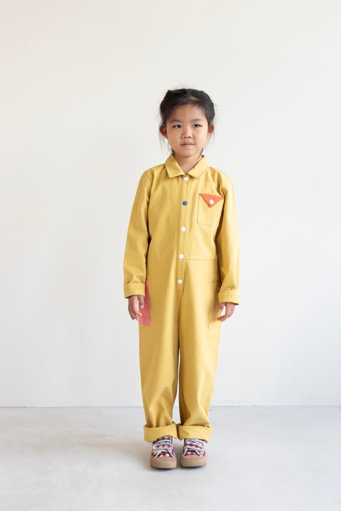 Sticky Lemon - jumpsuit - rietgroen