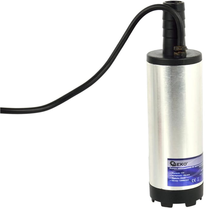GEKO Diesel- en waterpomp - 12V - 37 mm - Inclusief 3 m slang - Compact ontwerp