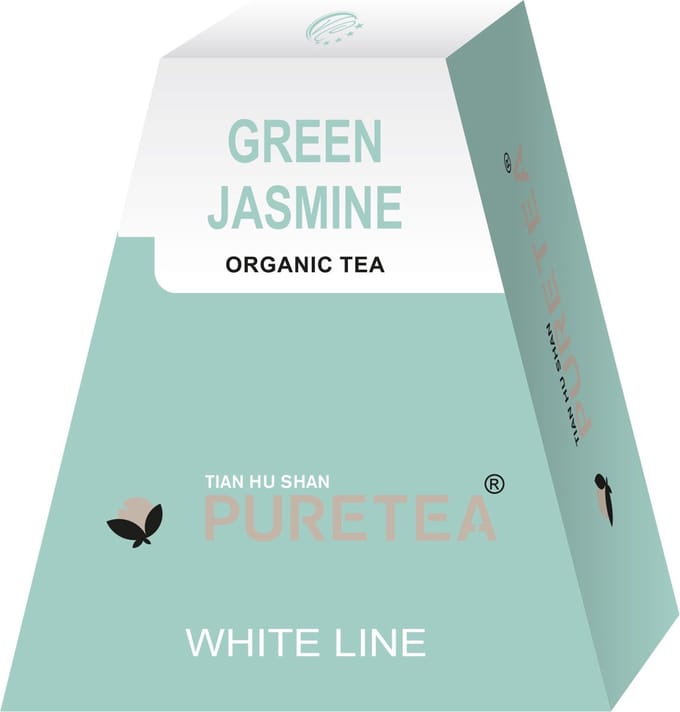 Green Jasmin White line 36 stuks