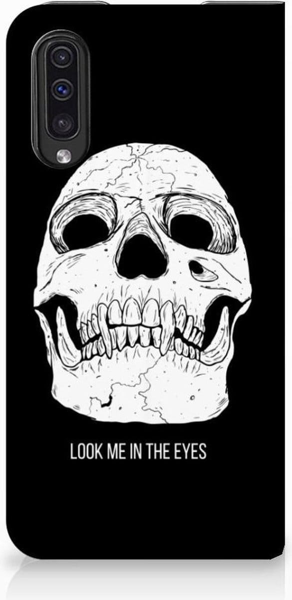 Mobiel BookCase Samsung Galaxy A50 Skull Eyes