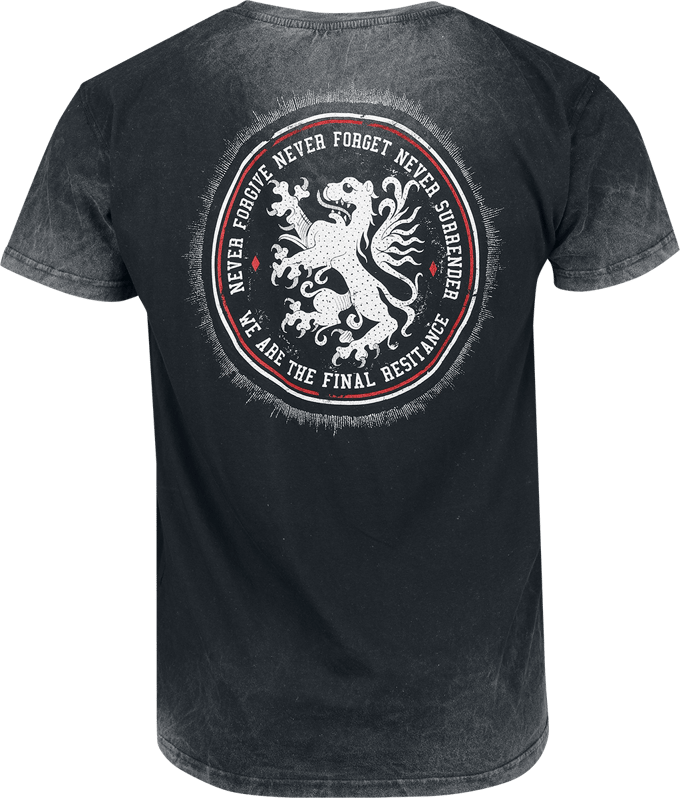Heaven Shall Burn T-shirt - Never - L tot 3XL - voor Mannen - grijs