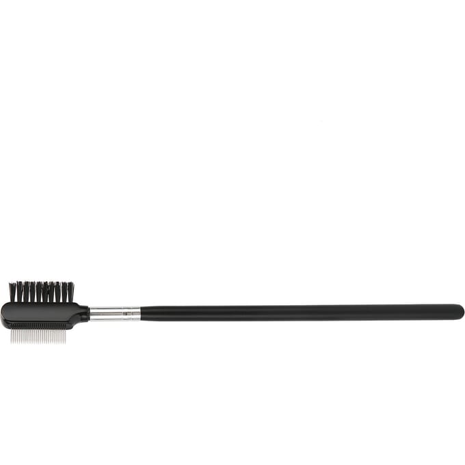 Acier Inoxydable Sourcils Cils Double Usage Brosse Aiguille Peigne à Sourcils Outil de Maquillage black