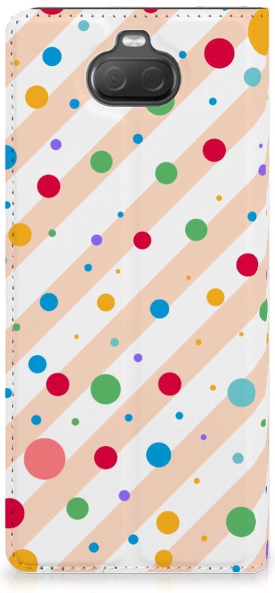 Sony Xperia 10 Hoesje met Magneet Dots