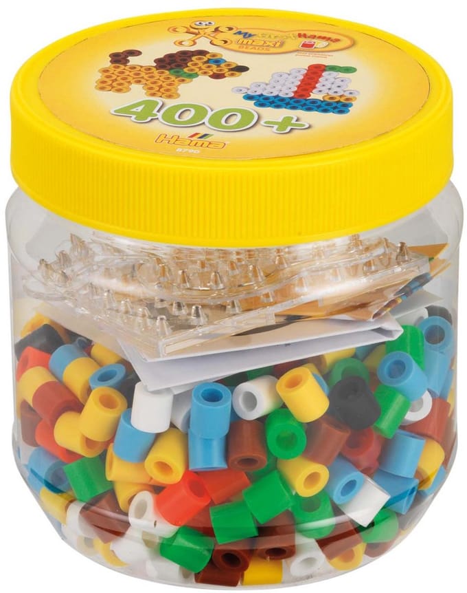 Hama Maxi Strijkkralen Ton Met 400 Stuks Mixed Colors