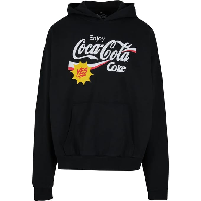 Merchcode Coca Cola - Refreshed Oversize Hoodie/trui - S - Zwart