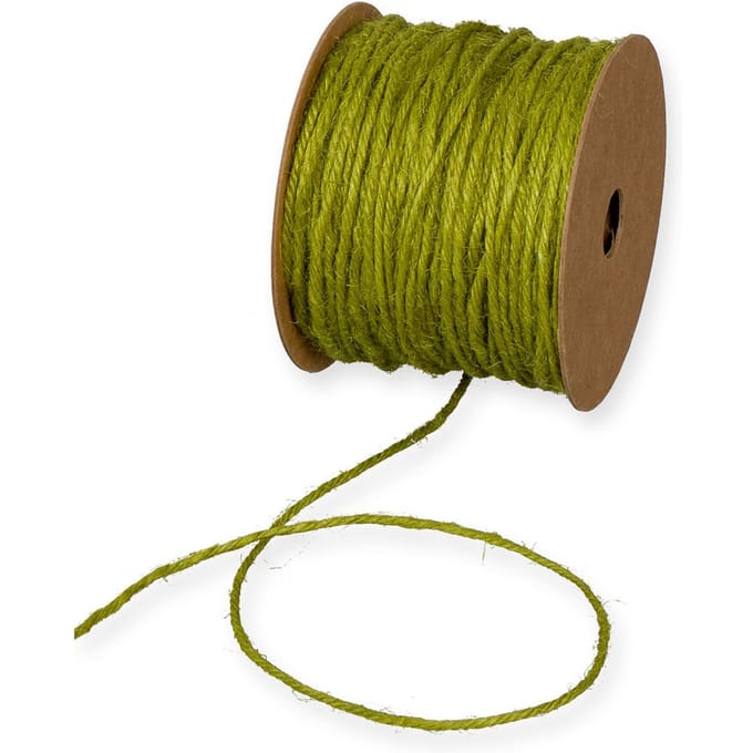 Jute koord "Basis" - Appelgroen
