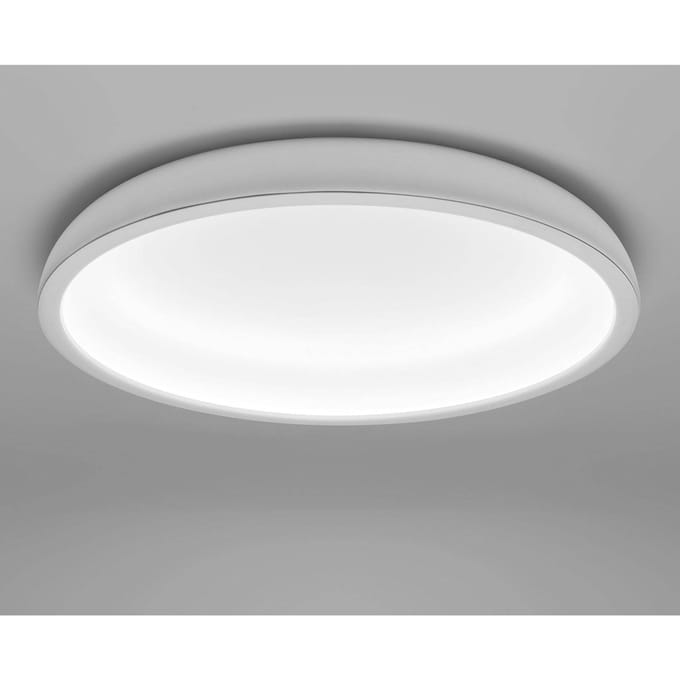 Stilnovo LED plafondlamp Reflexio, Ø 46cm, wit