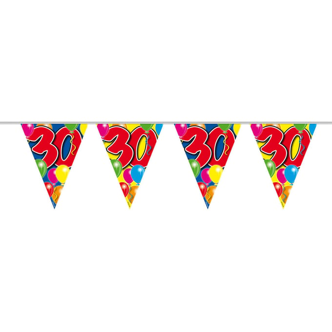 Folat - Vlaggenlijn 30 jaar Ballonnen (10 meter)
