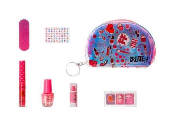 Create it! Make-Up giftset met tasje Opmaken en sieraden