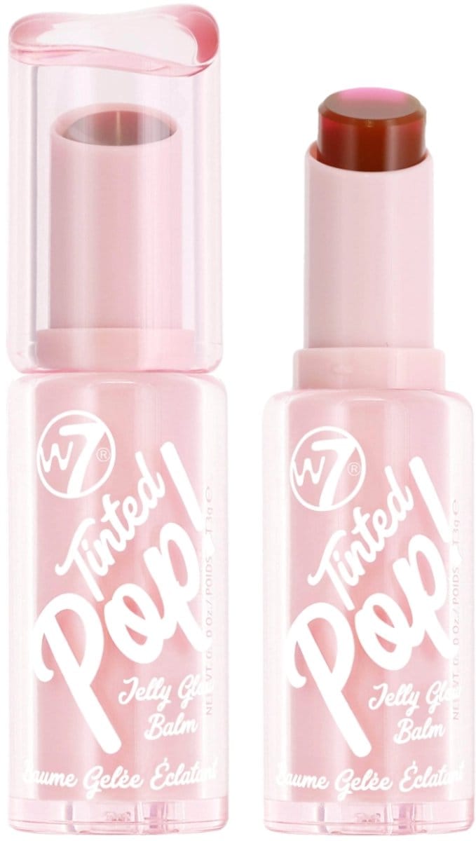 W7 Tinted Pop! Jelly Glow Balm Lipstick - Candy