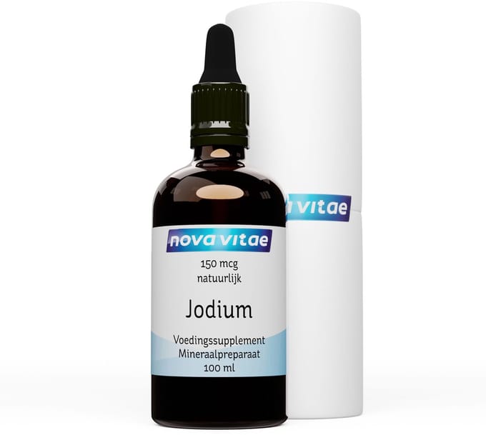 Nova Vitae - Jodium - Vloeibaar - Kaliumjodide - 150 mcg - 100 ml = 2000 druppels