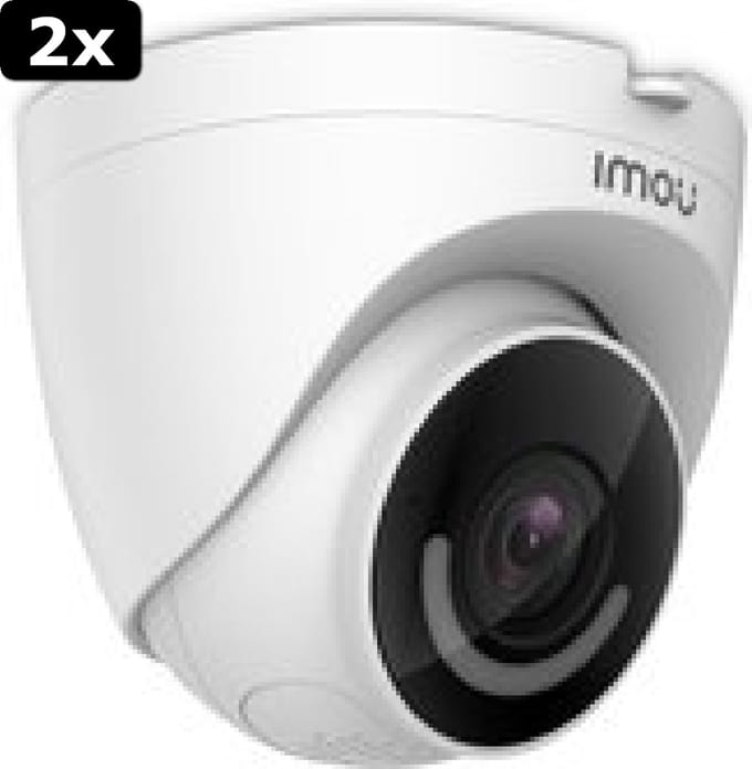 2x Imou Turret IP-camera - Dome - Voor buiten - Full HD (1080p)