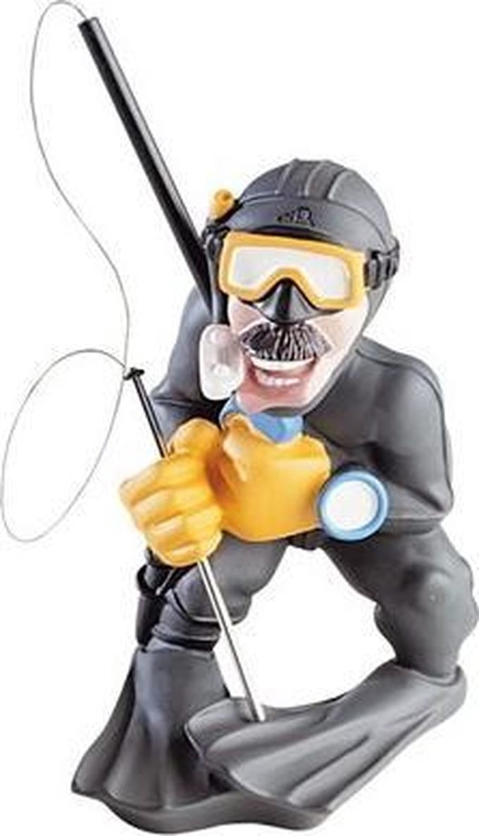 Antartidee - beeldje - duiker - snorkel - Italiaans - Design