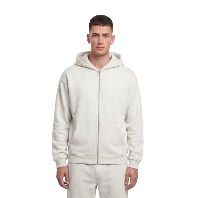 Urban Classics - Fluffy Vest met capuchon - L - Grijs