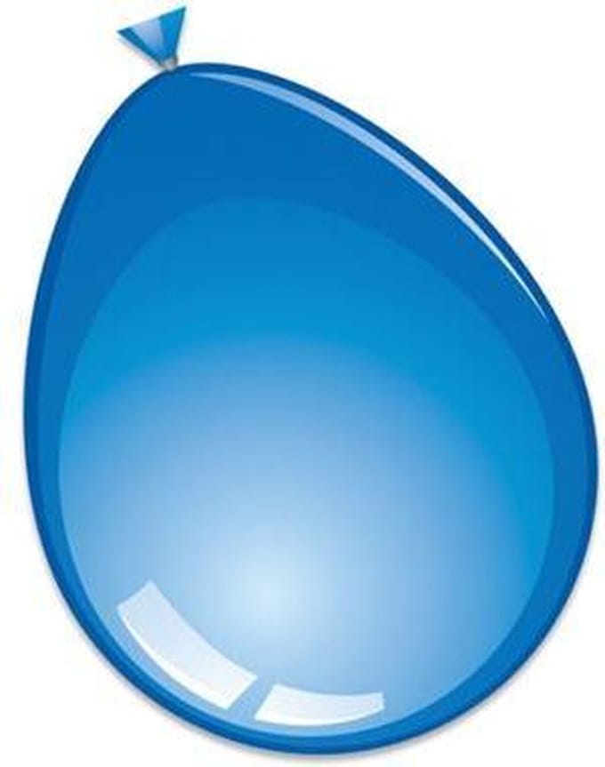 Ballonnen donkerblauw 50 stuks 30 cm