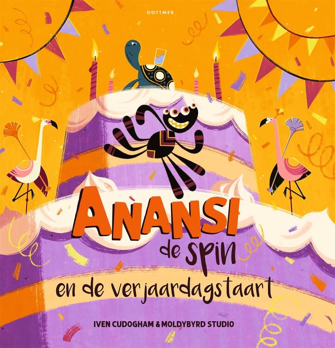 Anansi de spin en de verjaardagstaart 3 jr+