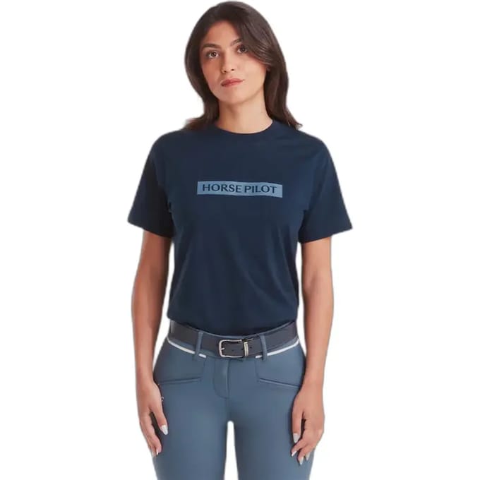 Dames-T-shirt Horse Pilot Team