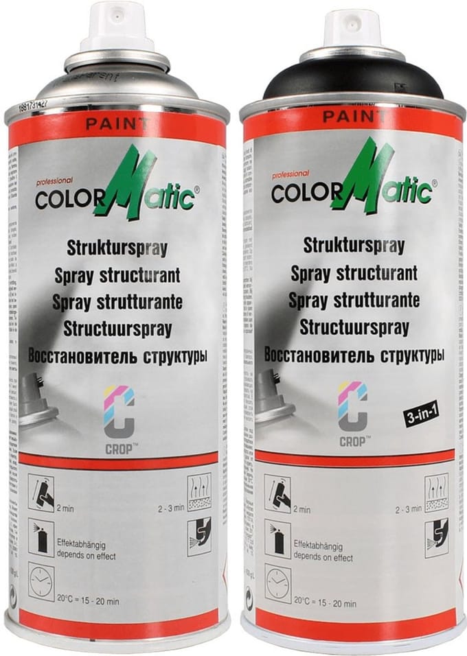 Colormatic Kunststof Structuurlak in 400ml Spuitbus - Transparant