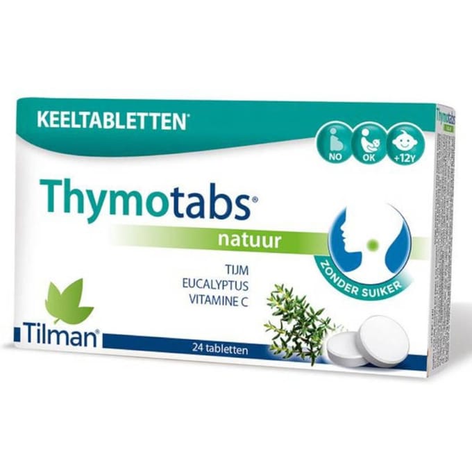 Thymotabs® Natuursmaak 24 Zuigtabletten