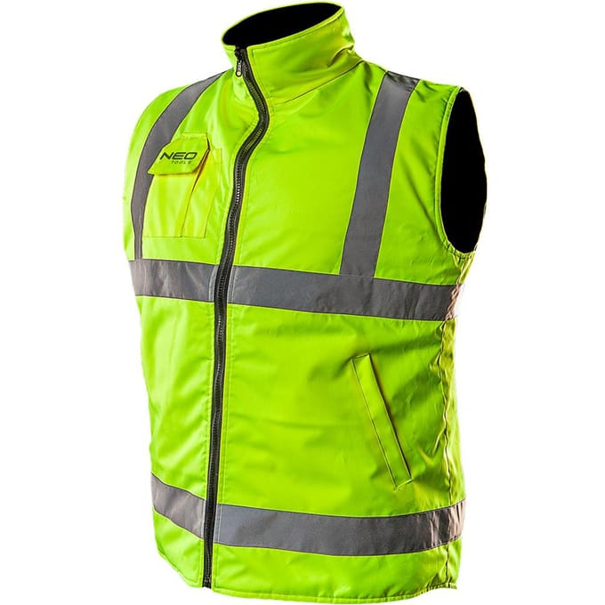 NEO - Werkvest - Gevoerd - Omkeerbaar - Hoge zichtbaarheid