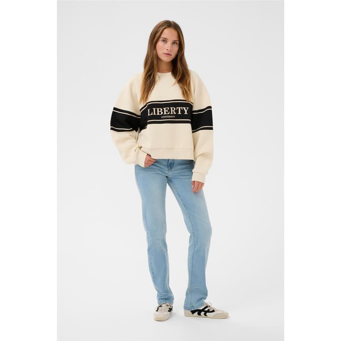 Kaffe KAassia Sweatshirt Dames Trui - Turtledove