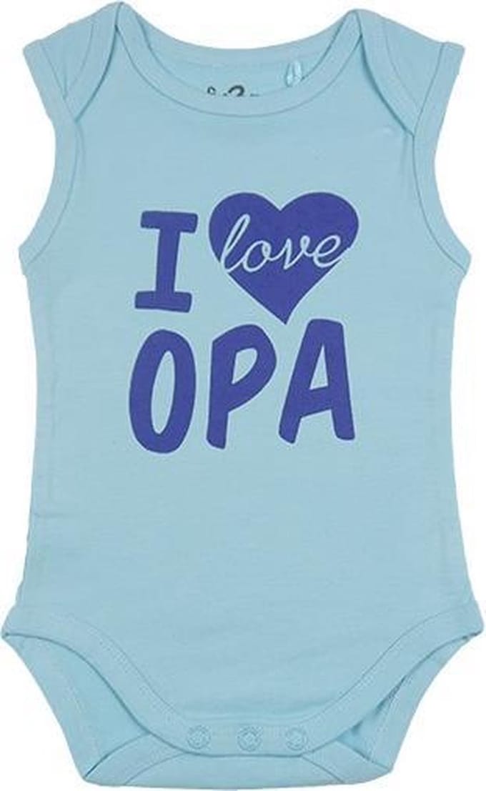 Fun2Wear Romper love opa Petit Four maat 68