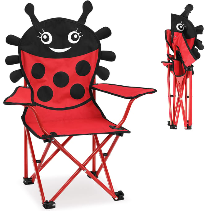Spielwerk Kindertuinstoel - Opvouwbaar - Set van 2 stuks - Rood