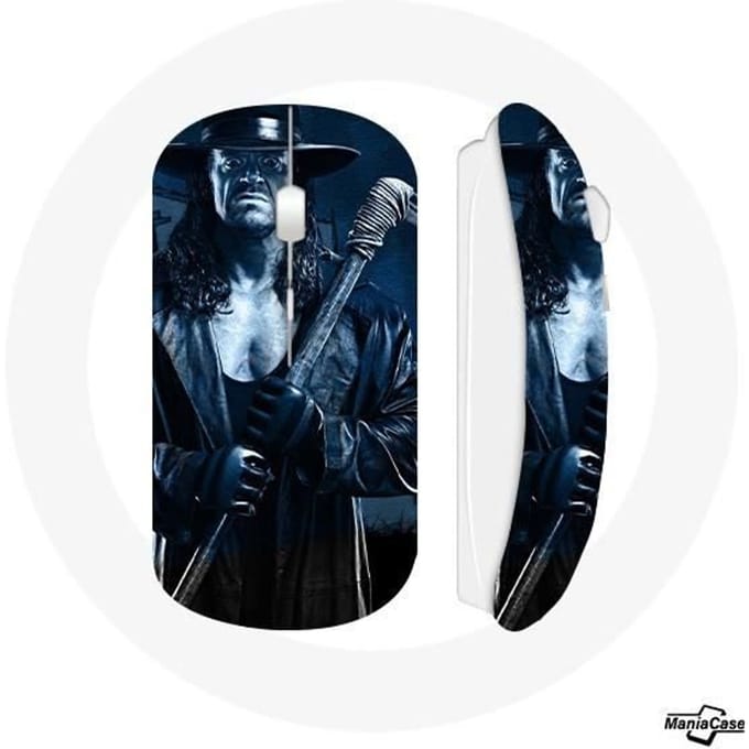 Souris Sans Fil - MANIACASE - The Undertaker - Clé USB WiFi incluse - Compatible Mac et PC - Bleu