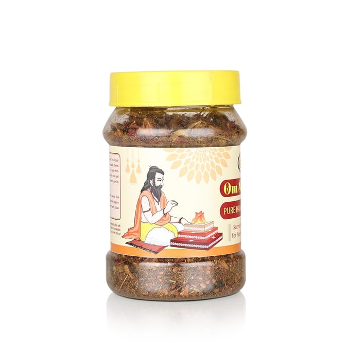 Cycle Pure Om Shanthi Havan Samagri 125g Pak van 3 Premium Spirituele Rituele Mix yellow
