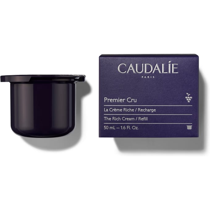 Caudalie Premier Cru Skin Barrier Rich Refillable Moisturiser With Bio-Ceramides - 50Ml