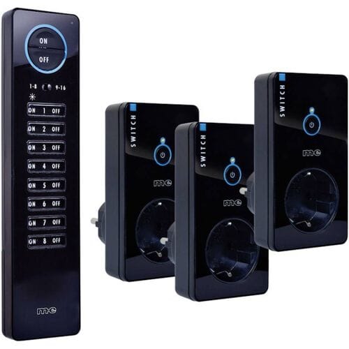 m-e modern-electronics CUVEO 1 S Draadloos signaalapparaat Zwart