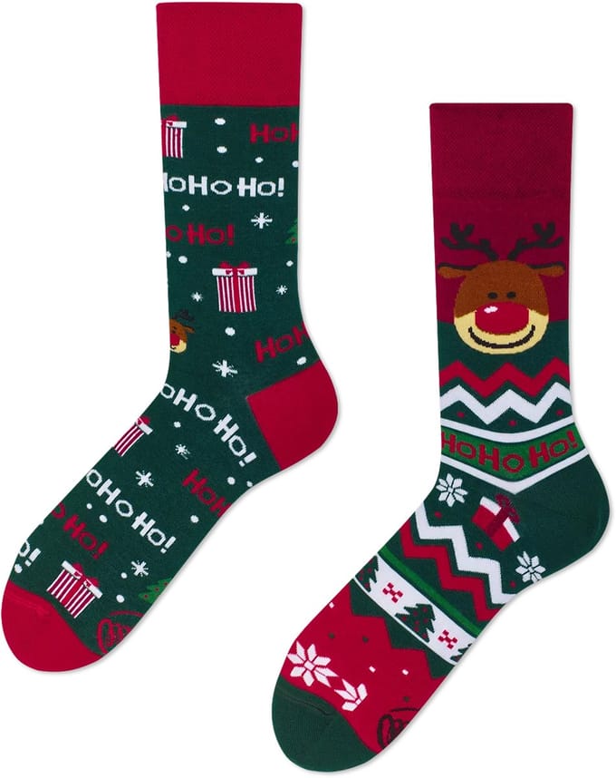 Many Mornings unisex sokken - Rudolph - Unisex - Maat: 35 - 38