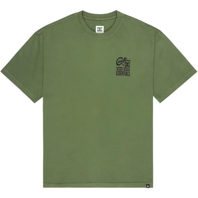 Dc Shoes Knotted T-shirt Met Korte Mouwen Groen S Man